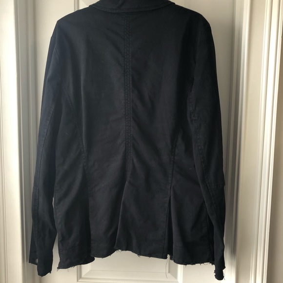 Free People Military Inspired Black Blazer Large - Picture 11 of 16